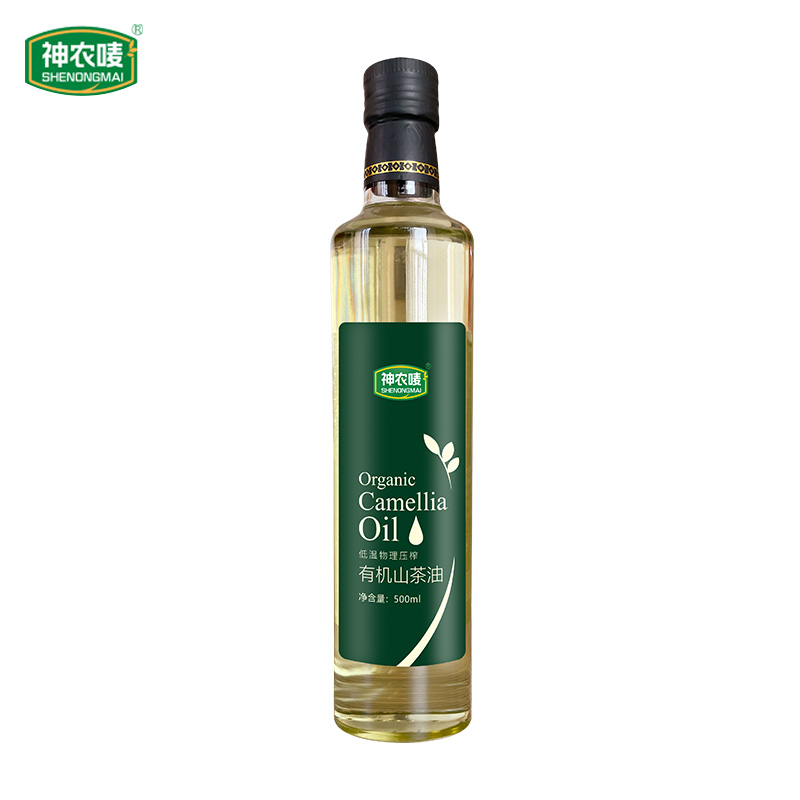 神农唛有机山茶油500ML/瓶油茶籽油植物食用油