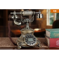 佳话坊古典电话机仿古老式欧式田园复古电话固话家用座机