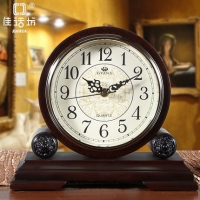 佳话坊金属座钟客厅欧式装饰摆件卧室静音时钟钟表坐钟台钟