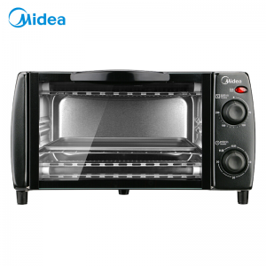 美的（Midea） 烤箱家用 10L容量 迷你小烤箱 T1-108B黑色 