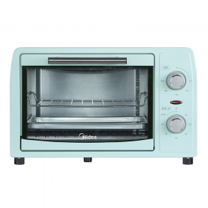 美的（Midea）家用小烤箱 上下石英管均匀烘焙 12L 多功能迷你烤箱PT12B0 淡雅绿